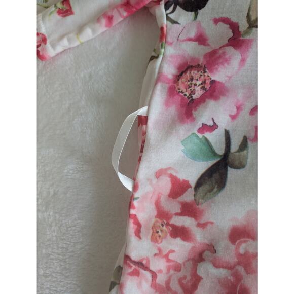 Show Me Your Mumu Robe OS Floral Feminine NO BELT Open Front Kimono Boho Pink - Picture 7 of 8